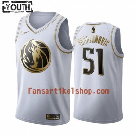 NBA Dallas Mavericks Trikot Boban Marjanovic 51 Nike 2019-2020 Weiß Golden Edition Swingman - Kinder